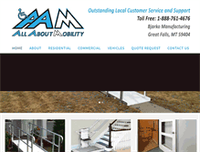 Tablet Screenshot of montanamobility.com